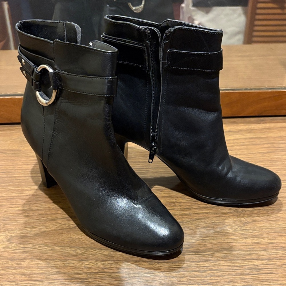 Ralph Lauren Black Ankle Boots
